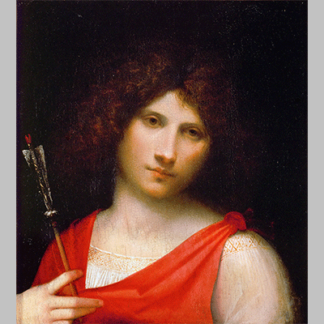 Giorgione young man with arrow 1505