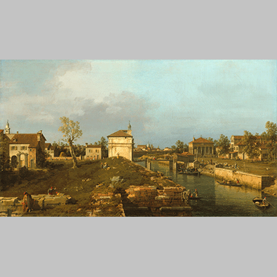 Giovanni Antonio Canaletto The Brenta Canal at Padua