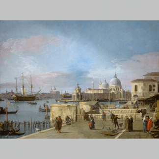 Giovanni Canaletto- Entrance to the Grand Canal from the West End of the Molo