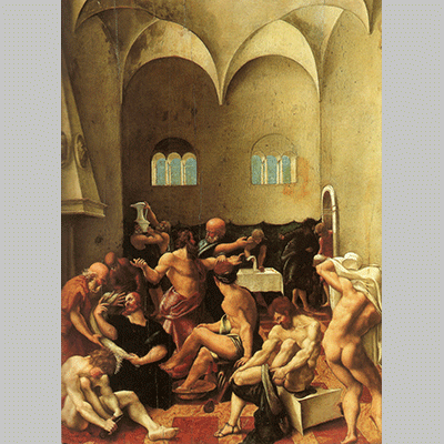 Girolamo del Pacchia The Feetwashing ca. 1520