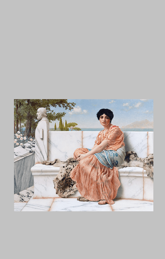 Godward In the Days of Sappho at wt 7553
