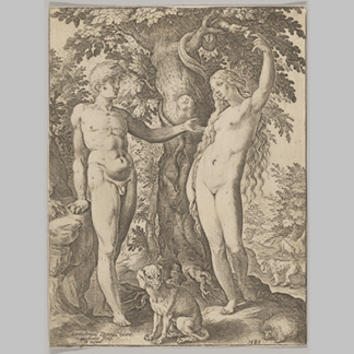 Goltzius Adam and Eve