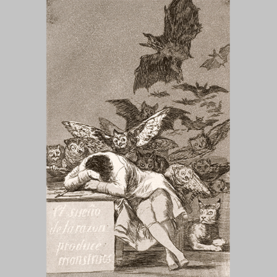Goya - Y Lucientes the Sleep of Reason Produces Monsters (1799)