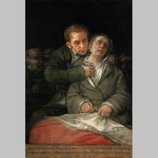 Goya Self Portrait with Dr. Arrieta