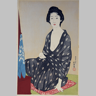 Goyō Hashiguchi Woman in a Summer Garment