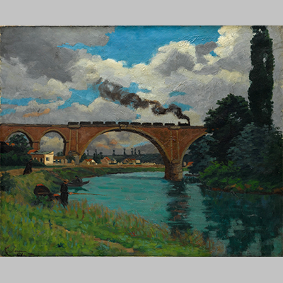 Guillaumin Railroad Bridge over the Marne at Joinville