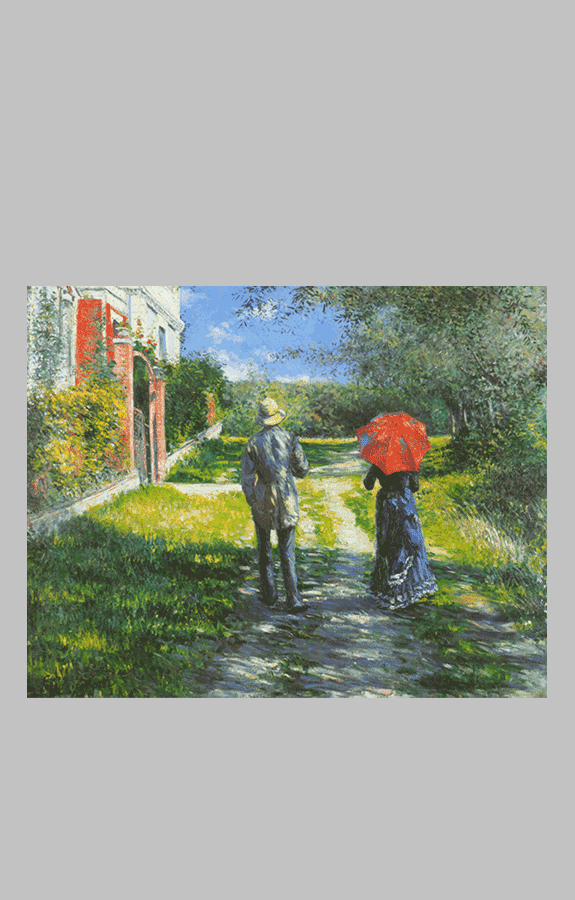 Gustave Caillebotte Rising Road ar wt u20