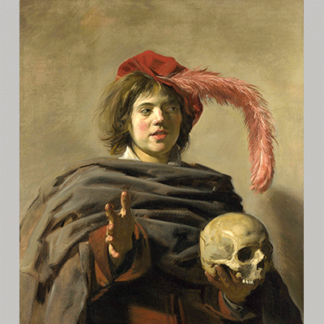 Franz Hals - Young Man with a Skull