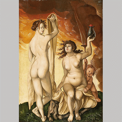 Hans Baldung Two Witches 1523