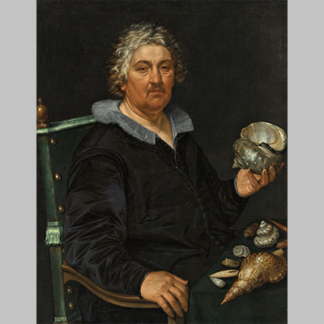 Hendriz Goltzius Portrait of the Haarlem Shell Collector Jan Govertsen van der Aer