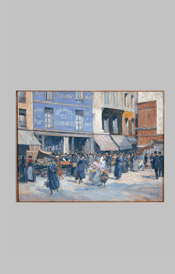 Henri Achille Zo La rue Mouffetard tb11