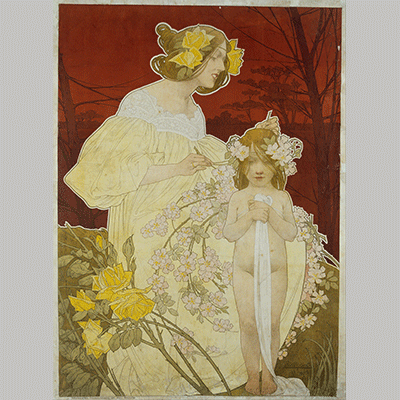 Henri Privat Livemont Palais de la Femme. Exposition de 1900