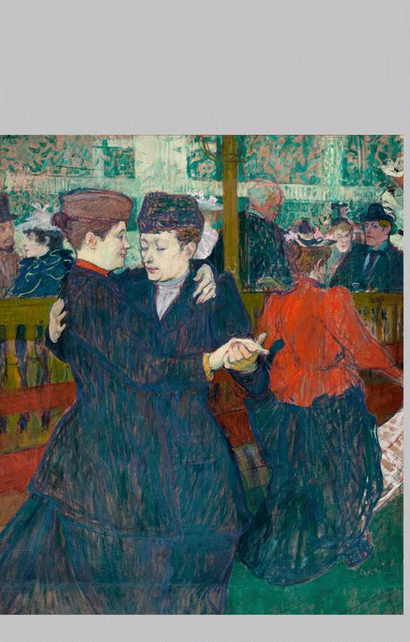Henri de Toulouse Lautrec 1892 Deux femmes dansant au Moulin 2