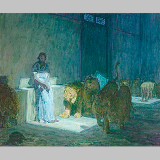 Henry Ossawa Tanner - Daniel in the Lions Den