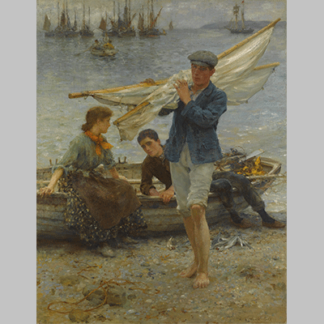 Henry Scott Tuke Return from fishing 1907