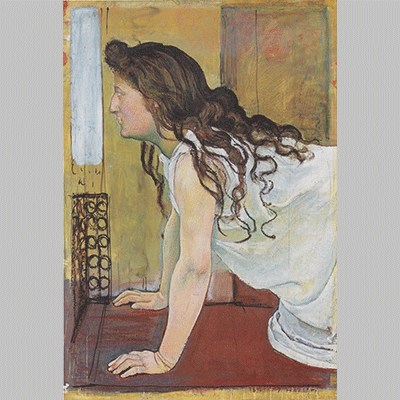 Hodler Girl at a Window 1890