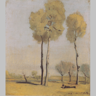 Hodler Spanische Landschaft 1878