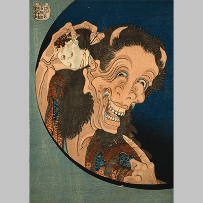 Hokusai The laughing demon