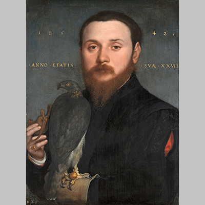 Holbein the Younger Portrait of a Nobleman with a Hawk