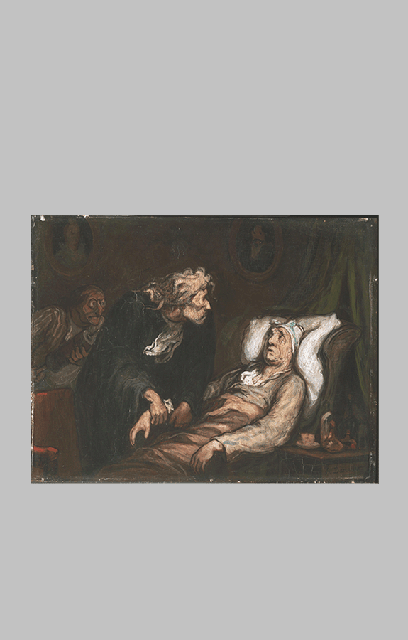 Honoré Daumier Le Malade Imaginaire ar wt 53