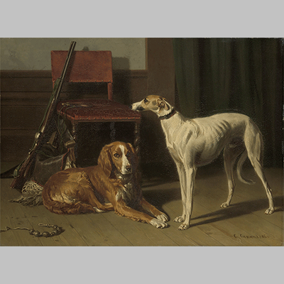 Conradijn Cunaeus - Hunting Companions 1860