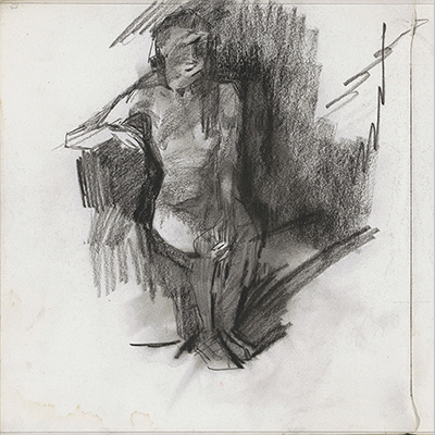 Isaac Israels Seated Female Nude 2