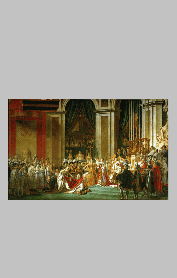 Jacques Louis David The Coronation of Napoleon 1805 1807 AR WT 53 TB2