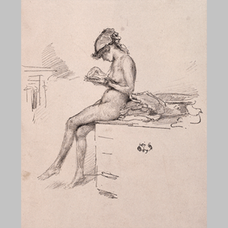 James McNeill Whistler The Little Nude Model Reading 1890 2