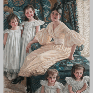 James Tissot Comtesse dYanville and Her Four Children