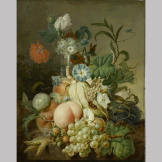 Jan Evert Morel Still Life with Flowers and Fruit 1800 1808