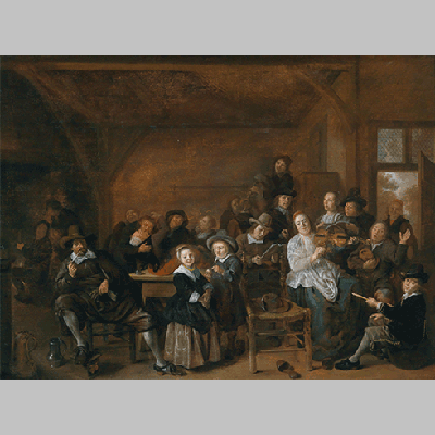 Jan Miense Molenaer - Happy company in a pub