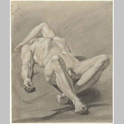 Jan Swart Reclining Male Nude