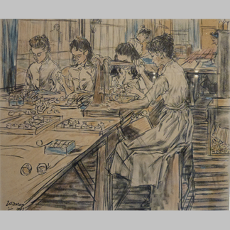 9 Nachtlichten, Jan Toorop, Kaarsenfabriek Gouda