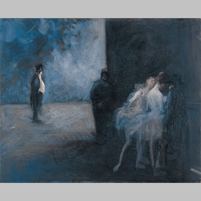 Jean Louis Forain Backstage―Symphony in Blue