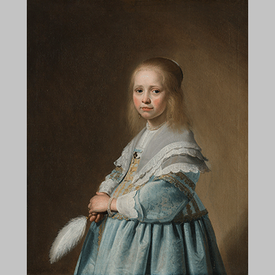 Johannes Cornelisz. Verspronck Portret van een meisje in het blauw