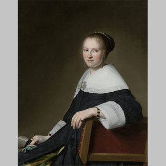 Johannes Verspronck.Portret van Maria Strijp
