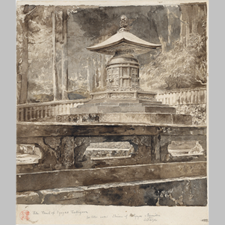 John La Farge The Tomb of Iyeyasu Tokugawa