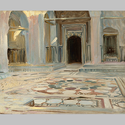 John Singer Sargent pavement cairo