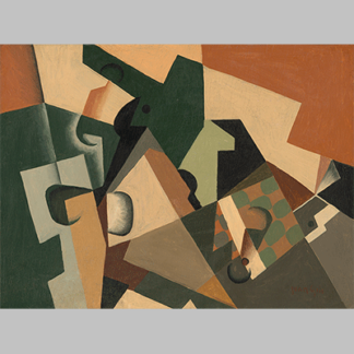 Juan Gris - Glass and Checkerboard