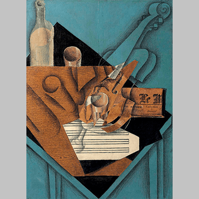 Juan gris la table de musicien