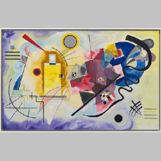 Kandinsky Jaune Rouge Bleu