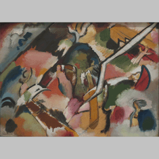 Kandinsky Sketch for 'Deluge I'