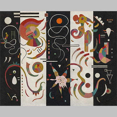 Kandinsky Striped 1934