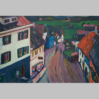 Kandinsky - Blick aus dem Fenster des Griesbräu