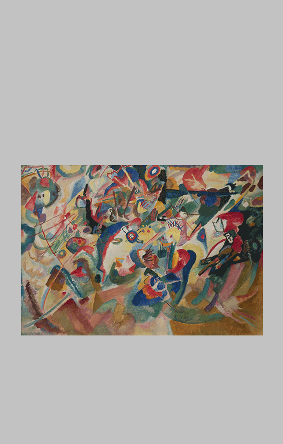 Kandinsky Entwurf 3 zu Komposition ar wt3