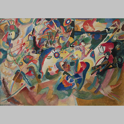 Kandinsky Entwurf 3 zu Komposition