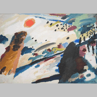 Kandinsky Romantic Landscape