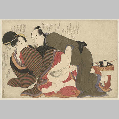 Kitagawa Utamaro Married man and widow