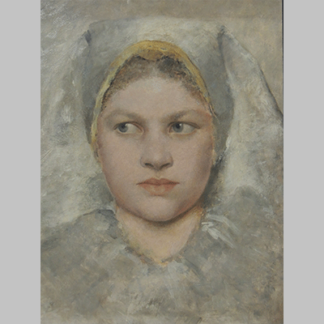 Klimt Student head of a Hannakin