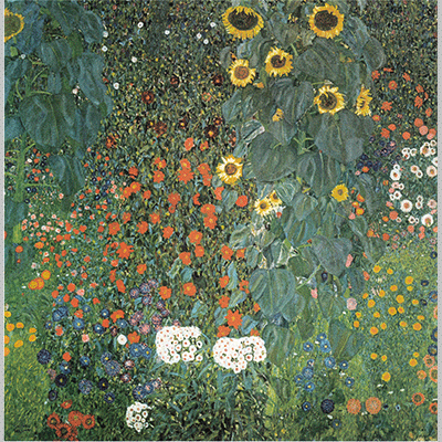 Klimt Bauerngarten mit Sonnenblumen ca1907